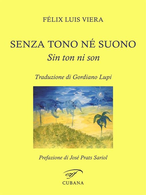 Title details for Senza tono né suono by Félix Luis Viera - Available